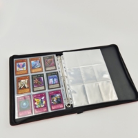 Albums photo personnalisés Yu-Gi-Oh Album de trading en cuir PU 9 pochettes/page Affichage de jeu Livre de collection Classeur de cartes Pokemoned