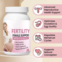 Complément alimentaire pour l'équilibre hormonal, multivitamines, folate, myo-inositol, acide folique, pour la fertilité féminine, en capsules, pour femmes.