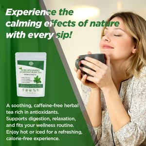 Té de Menta Verde Seca Orgánica Natural de Chinaherbs, Té de Hoja de Menta Seca Vegano, Té Refrescante con Sabor Tradicional - Product Image 3