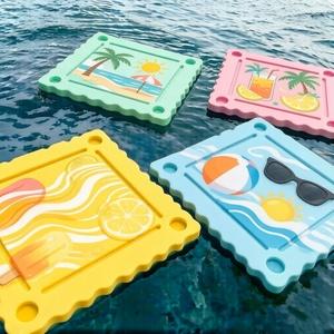 Tapete de Mahjong con Borde Festoneado, Logotipo Personalizado, Mesa Flotante, Fiesta de Verano, <span class=keywords><strong>Casino</strong></span>, Póker, Juegos de Azar, Instalaciones de Entretenimiento Acuático - Product Image 2