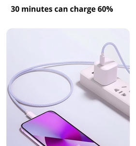 <span class=keywords><strong>สาย</strong></span>ดาต้าชาร์จเร็วแบบสายไนลอนถักป้องกันทนทาน - Product Image 6