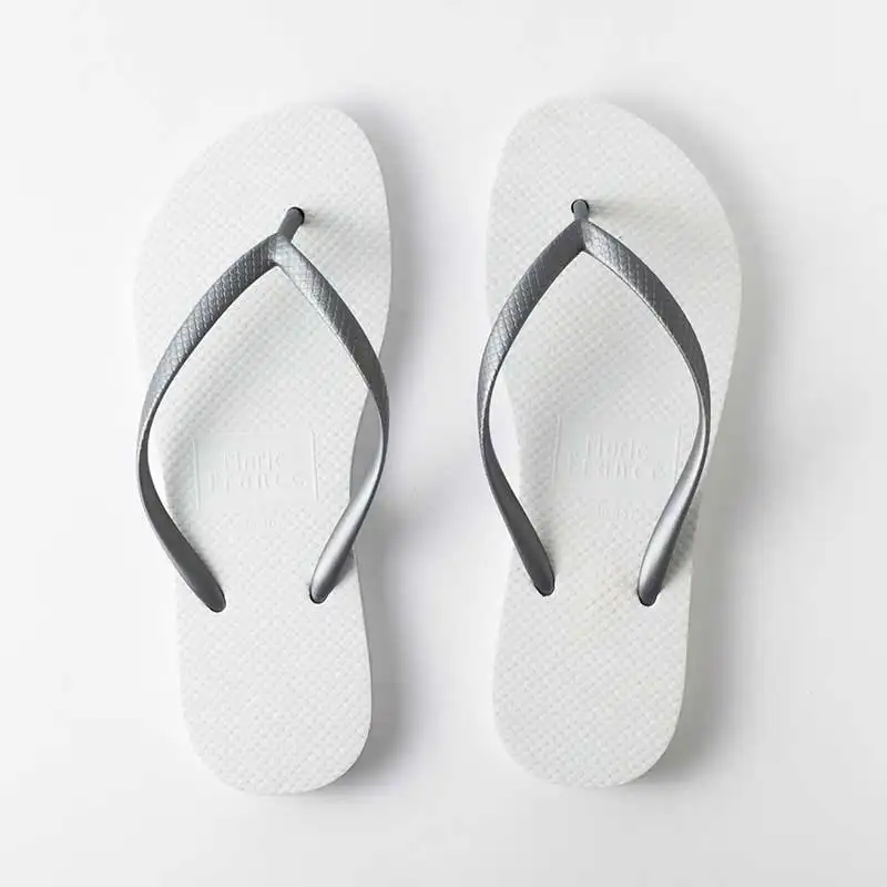 Low MOQ Wholesale Wedding Flip Flops High Quality White Flip Flops Custom Wholesale Flip Flop Sandals Women