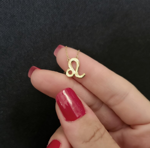 <span class=keywords><strong>Pendentif</strong></span> <span class=keywords><strong>signe</strong></span> <span class=keywords><strong>lion</strong></span> plaqué or 18 carats <span class=keywords><strong>signe</strong></span> <span class=keywords><strong>lion</strong></span> du zodiaque plaqué or 18 carats bijoux pour femmes collier à breloques pour l'astrologie - Product Image 6