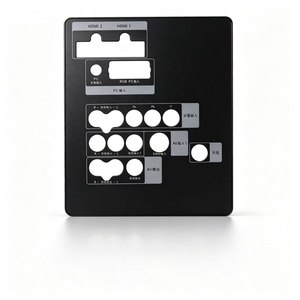 Étiquette personnalisée OEM en acrylique pour panneau PC, autocollant sérigraphié, interface HDMI AV RGB, couvercle arrière de téléviseur étanche - Product Image 1