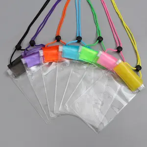 Custom Universal Transparent Clear Phone Accessories Cell Mobile Phone PVC Waterproof Bag Case Waterproof Phone Pouch