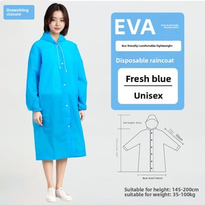 Traje de una pieza reutilizable y desechable de EVA para niños y adultos, grueso, antilluvia intensa, personalizado, para senderismo y actividades al aire libre. - Product Image 5
