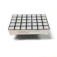 Ultra Merah + Hijau Murni 35x20.4mm 5x7 Modul Layar LED Matriks Titik Persegi Houkem-1657 -AURPG
