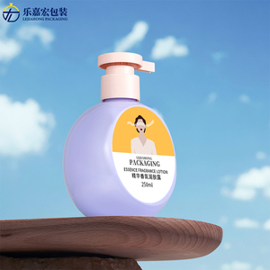 Botella de Plástico PET <span class=keywords><strong>Violeta</strong></span> de 250 ml Personalizada para Desinfectante de Manos, Loción Corporal, Gel de Ducha, Mascarilla Facial, Pestañas Postizas, Envase con Bomba de Presión - Product Image 2