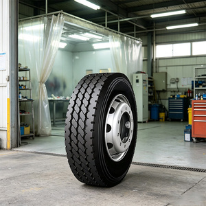 ยางรถบรรทุกใหม่ขนาด 295/80R22.5 ยางเรเดียล ลายยอดนิยม สำหรับทุกตำแหน่งล้อ ผลิตในจีน สำหรับรถบรรทุกยี่ห้อตงเฟิง - Product Image 1