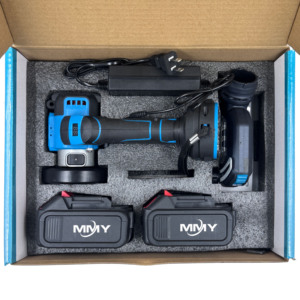 Venta al por mayor Motor sin escobillas 3 pulgadas batería de litio recargable portátil <span class=keywords><strong>Mini</strong></span> máquina de corte <span class=keywords><strong>amoladora</strong></span> angular de mano - Product Image 2