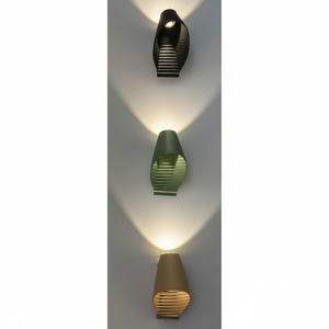 Lampade da parete quadrate moderne all'ingrosso metallo dorato con luce bianca calda per la decorazione della casa scale all'aperto hotel 220V tensione di ingresso - Product Image 1