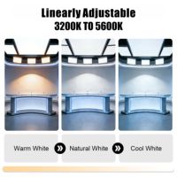 Avastron - Prix d'usine - Panneau LED 200W pour studio - CRI élevé 90 - Dimmable - Sans scintillement - DMX512 - 3200-5600K - Éclairage blanc chaud/froid