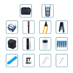 FTTH Cleaver công cụ <span class=keywords><strong>Kit</strong></span> với quang Power Meter OPM trực quan lỗi Locator VFL nguồn ánh sáng LS Fibra Optica vũ nữ Thoát y công cụ <span class=keywords><strong>Kit</strong></span> - Product Image 3