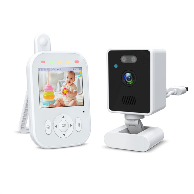 720P 2.8Inch Screen 2.4G Wireless Babyphone Camera 1500mAh Battery 1000ft Two Way Talk Smart Video and Audio Baby Monitor