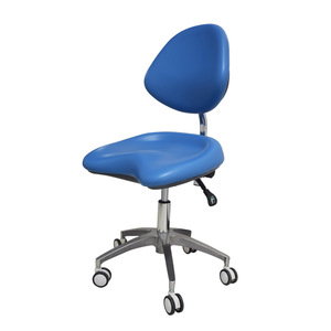 Silla Dental Dansdon con Altura Ajustable de 43-56 cm, Asiento Azul, Silla de Enfermera para Hospital - Product Image 2