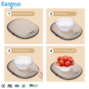 Balance de cuisine numérique haute précision, balance électronique multifonctionnelle en acier inoxydable pour un usage domestique, pour peser les aliments - Product Image 3