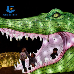 أو فوانيس أسماك للعرض في الهواء الطلق احتفالات المهرجانات الصينية المصنوعات أضواء الحيوانات الأسماك الجذابة - Product Image 4