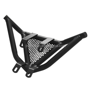 Accesorios para ATV Lingtan, Barra de Agarre Delantera Negra para Parachoques, Parachoques para Yamaha <span class=keywords><strong>Raptor</strong></span> 700R 700 22-25, Protector de Parachoques Delantero de Aluminio - Product Image 3