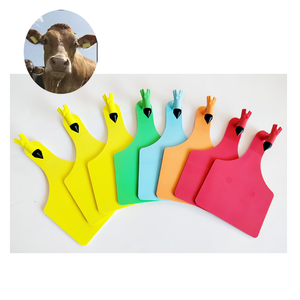 Etiqueta de Oreja para Ganado, Nueva, de una Pieza, Duradera, de TPU, para Cabras y Vacas, Color Personalizado, Certificación CE, para Uso en Granjas Ganaderas - Product Image 1