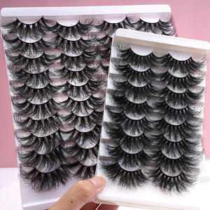 झूठी मिंक चलाओ निजी लेबल कस्टम 12mm 3d झूठी बरौनी पैकेजिंग बॉक्स मिंक Eyelashes - Product Image 3