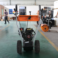 Déneigeuse autoportée robuste à moteur Loncin 420cc 15HP, homologuée EPA, pour le nettoyage des places publiques