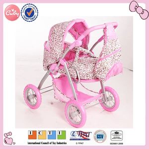 Passeggino per Bambole con Manico Regolabile, Stile Popolare, Ruote in Metallo di Lusso, <span class=keywords><strong>Giocattolo</strong></span> per Bambini - Product Image 6