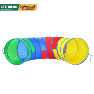 Hochwertiges Kinderspiel zeug Indoor Crawl Tube Sensorisches Spielzeug Sunshine Rainbow <span class=keywords><strong>Tunnel</strong></span> für Kinder - Product Image 4