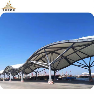 Struttura Ombreggiante 2026 Nuova Tenda a Baldacchino <span class=keywords><strong>per</strong></span> Paesaggistica, Struttura a Membrana Tensile in PVDF PTFE <span class=keywords><strong>per</strong></span> <span class=keywords><strong>Esterni</strong></span> - Product Image 5