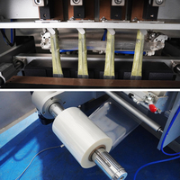 Automatische 4-Linien-Pulverstick-Kartoniermaschine Mehrspurige 3-in-1 Kaffeebeutel-Kartonverpackungsmaschine