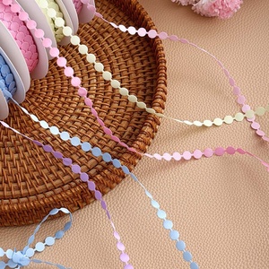 0.8cm Small Dot Polyester Satin <strong>Ribbon</strong> for Wrapping &amp; Clothing Accessories Holiday Decoration Gift Box Handmade DIY - Product Image 4