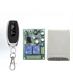 New 2 CH không dây điều khiển từ xa chuyển đổi ánh sáng AC220V Mini Receiver với 10A relay 2 phím điều khiển từ xa cho đèn cửa sổ - Product Image 2