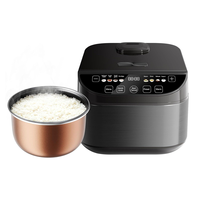 Cuisinière à riz intelligente One-Touch, 6 tasses de riz cru, avec écran couleur, cuiseur vapeur, cuisson rapide du riz, minuterie, fonction maintien au chaud automatique