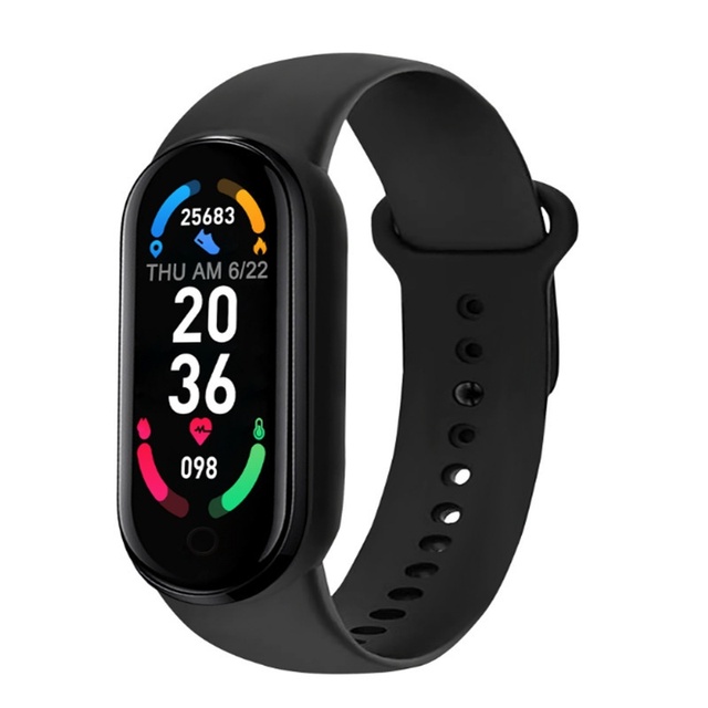 Smart Watch Gift Pedometer Heart Rate Blood Oxygen Sports Life Waterproof Silicone Band Smart Bracelet
