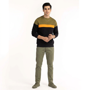 เสื้อกันหนาวผ้าฝ้าย100% คอลูกเรือขนแกะ260gsm พิมพ์โลโก้ได้ตามต้องการ - Product Image 1