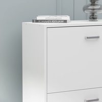 Meuble à chaussures moderne et minimaliste pour entrée de maison, ultra-fin, rotatif, multifonctionnel, avec porte basculante en acier