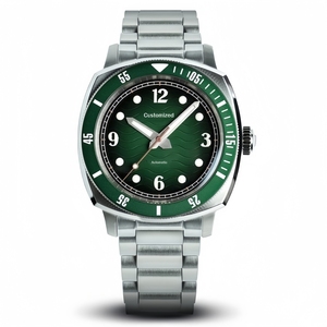Montres de plongée automatiques personnalisées OEM ODM Miyota 9039, étanches à 200 m, en acier inoxydable 316L, montre de luxe avec BGW9 super lumineux - Product Image 5