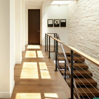 VIKO Rampe de câble d'escalier Mono Stringer en bois de chêne américain
