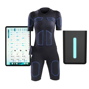 Home yoga EMS training jumpsuit improves exercise results with less fat