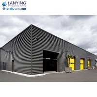 Estructura de Acero Prefabricada Moderna y Económica para Almacenes Logísticos, Talleres, Oficinas Industriales, Edificios Comerciales, Centros Comerciales y Gimnasios