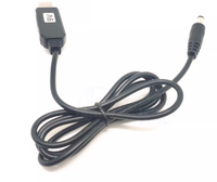 USB Boost Cable DC 5V/9V/12V Power Bank Module Interface 55x21mm 1 Meter 5V Output Voltage 9V 12V Total Length ROHS Certified