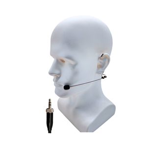 Panvotech E-8高品質プロフェッショナル3.5MMベージュブラックブラウンヘッドウェアヘッドセットマイクforSennheiser