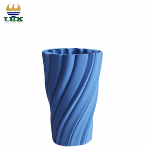 Customize Color Modern Nordic Luxury Blue <strong>3D</strong> Printing <strong>Vase</strong> Indoor Tabletop Ceramic <strong>Vase</strong> for Home Decor <strong>Vases</strong> - Product Image 6
