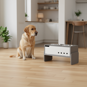 Comederos elevados para perros con altura ajustable y tapete de alimentación lenta, para perros medianos a extra grandes - Product Image 2