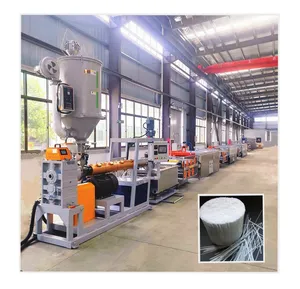 automatic bundle macro fibre cutter machine/extruding production line