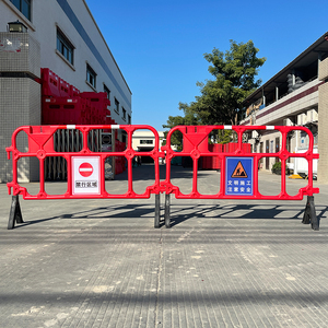 Barrera de Tráfico de Plástico HDPE de 1600*1000 mm Moldeada por Soplado, Barrera de Seguridad Temporal para Control de Multitudes - Product Image 6