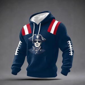 Sudadera con Capucha para Hombre, Impresión por Sublimación, Tejido de Poliéster Transpirable, con Bolsillo, Manga Regular - Product Image 4