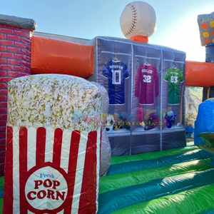 Outdoor kids playzone commercial bounce <b>house</b> combo <b>inflatable</b> bouncy castle sport stadium playground - Product Image 5