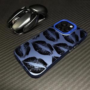 Coque de téléphone créative anti-chute avec miroir, personnalisée en usine, nouvelle, haut de gamme, noire, argentée, givrée, pour iPhone 18 17 16 13 Pro Max - Product Image 3