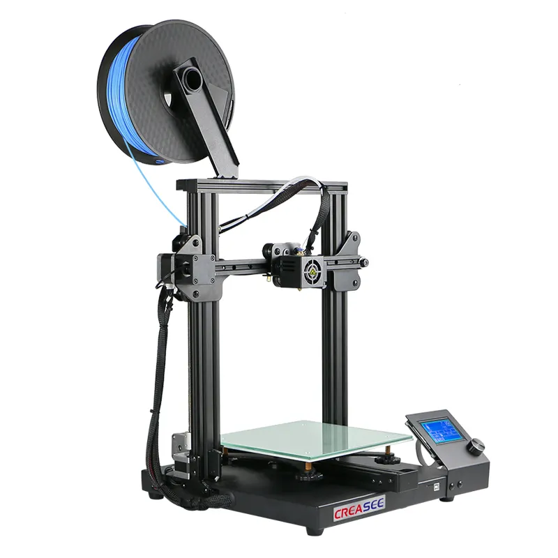 Newly Metal frame DIY 3d printer all in one two step installation with printing size 220*220*250mm