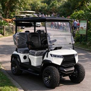 Carrito de Golf Eléctrico Todoterreno de 4 Plazas con Suspensión Independiente Estable - Product Image 1